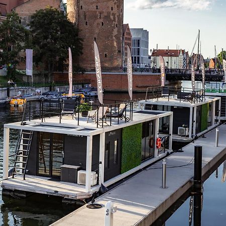 Domy Na Wodzie - La Mare Motlava Houseboats With Sauna By Downtown Apartments Danzig Exterior foto