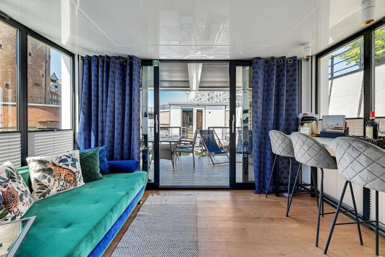 Domy Na Wodzie - La Mare Motlava Houseboats With Sauna By Downtown Apartments Danzig Exterior foto
