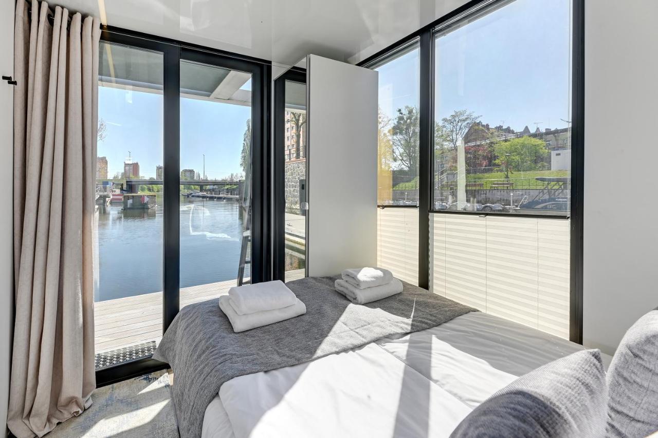 Domy Na Wodzie - La Mare Motlava Houseboats With Sauna By Downtown Apartments Danzig Exterior foto