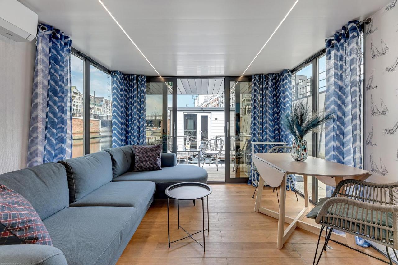 Domy Na Wodzie - La Mare Motlava Houseboats With Sauna By Downtown Apartments Danzig Exterior foto
