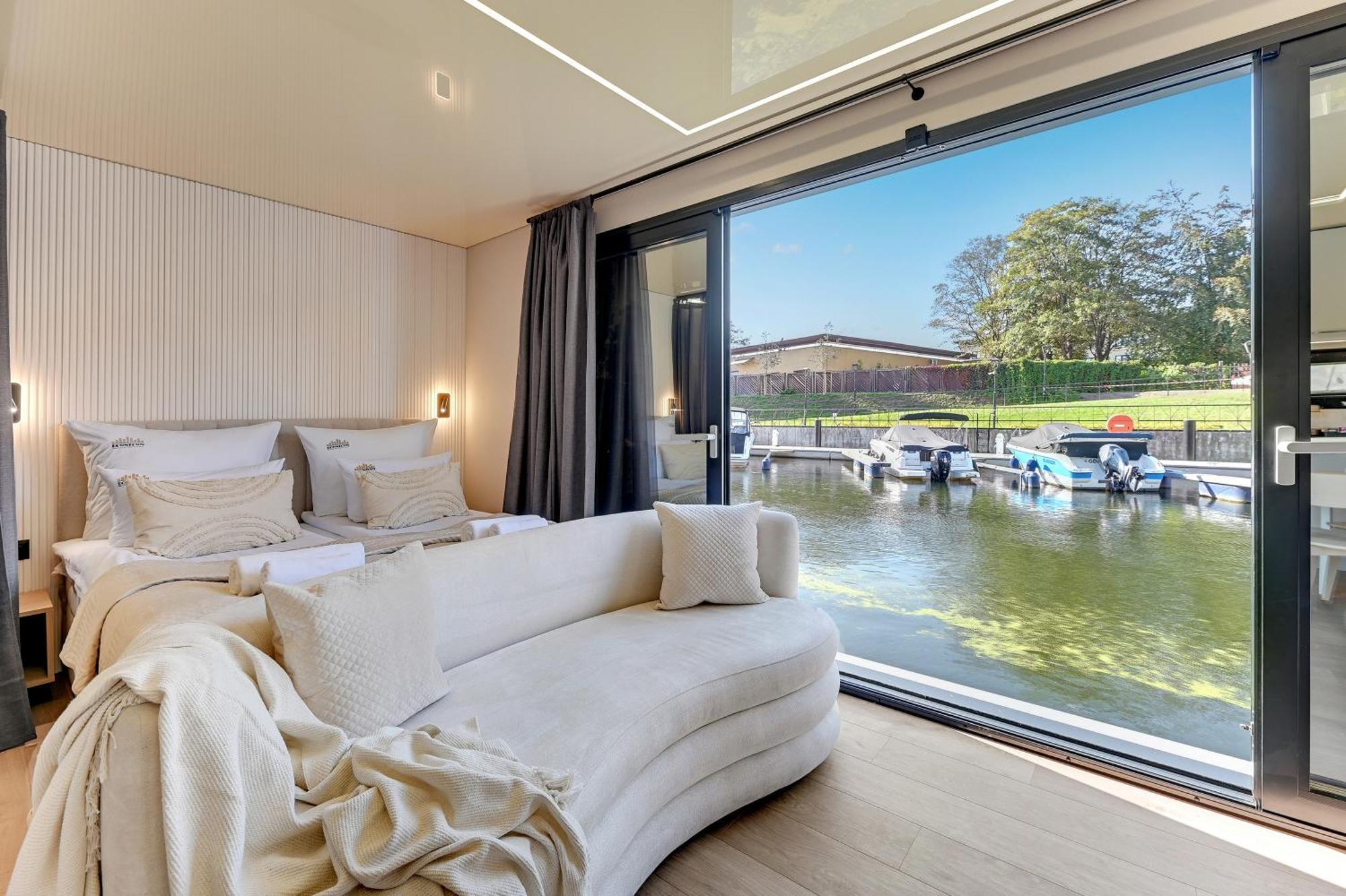 Domy Na Wodzie - La Mare Motlava Houseboats With Sauna By Downtown Apartments Danzig Exterior foto