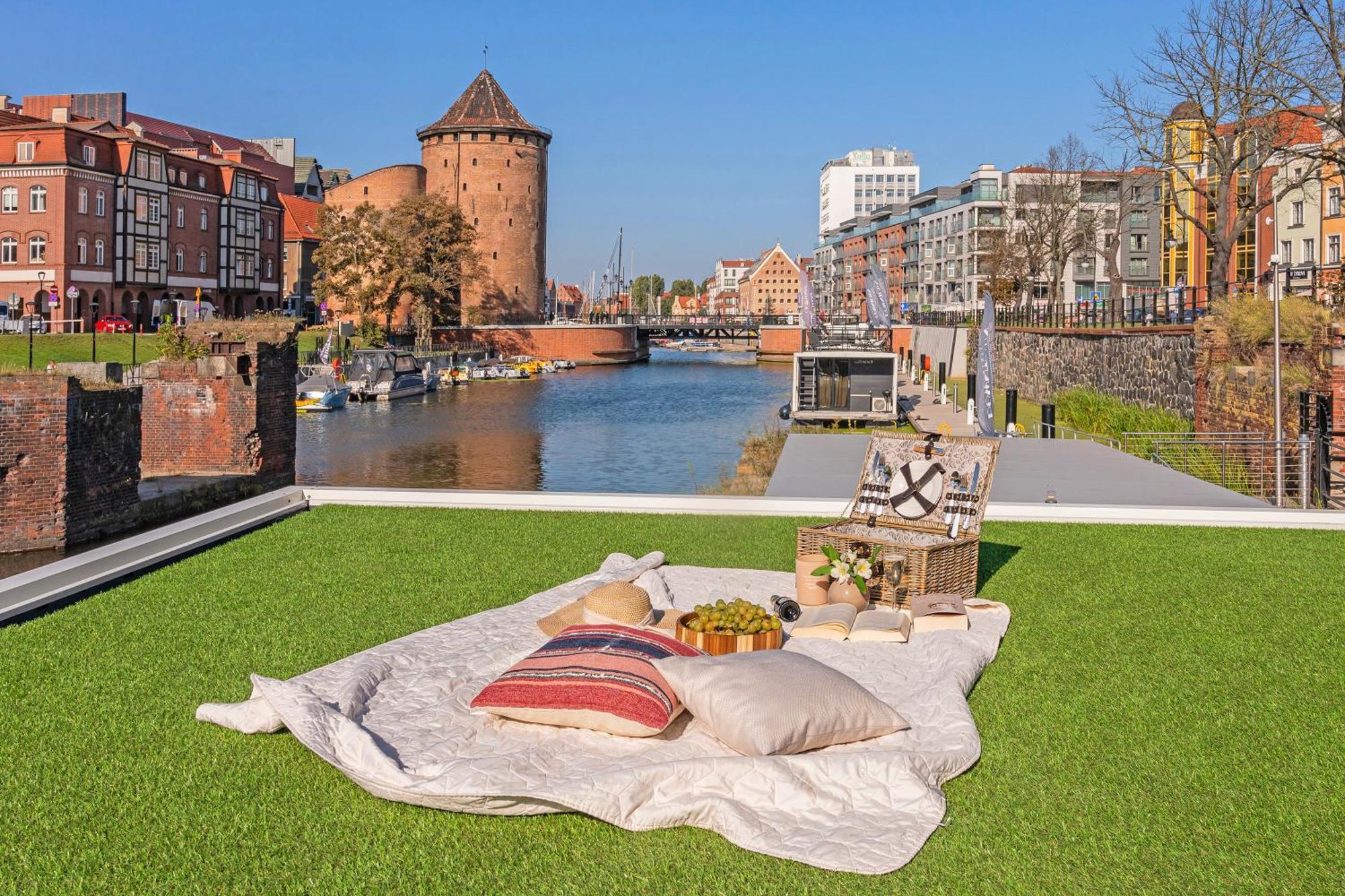 Domy Na Wodzie - La Mare Motlava Houseboats With Sauna By Downtown Apartments Danzig Exterior foto