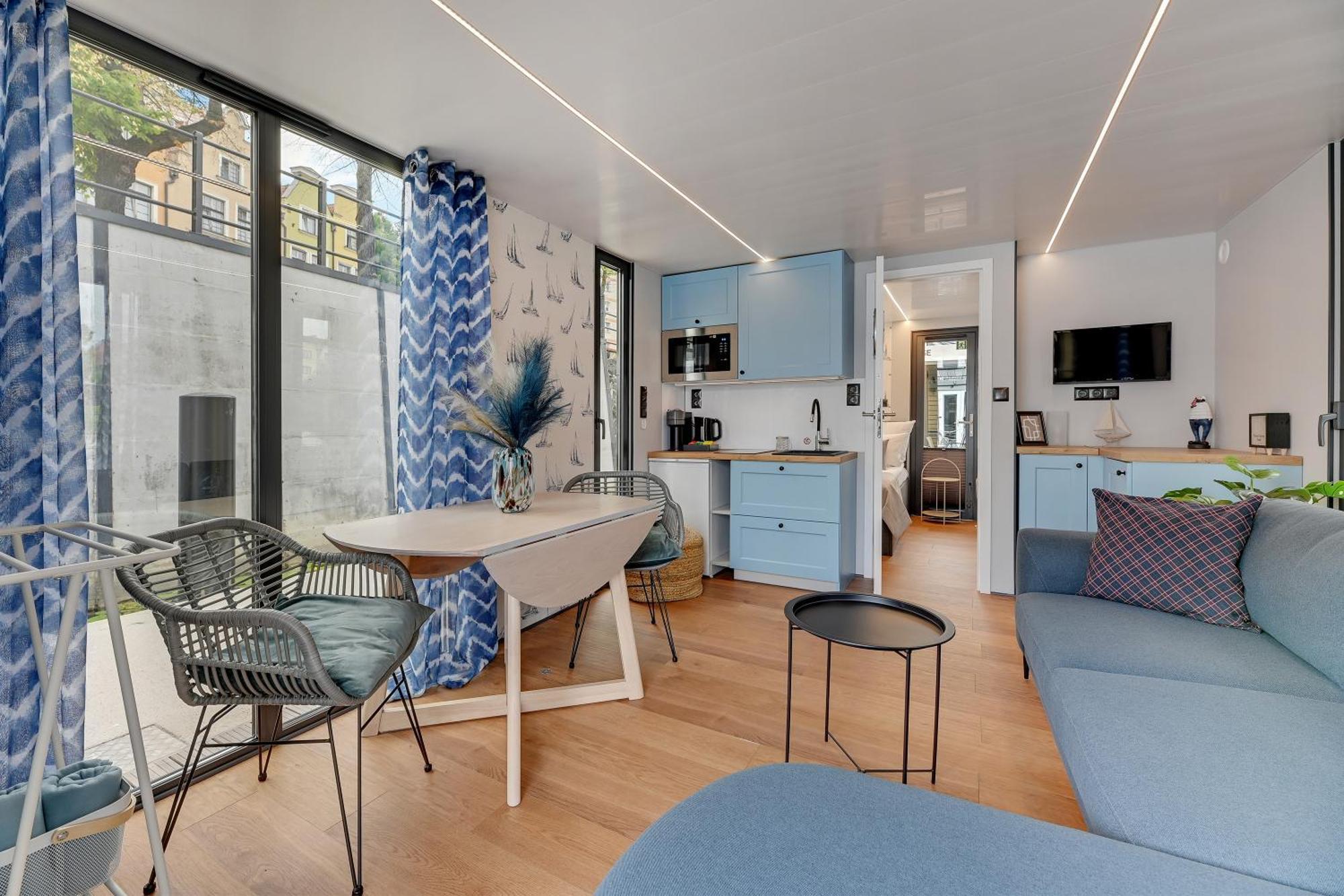 Domy Na Wodzie - La Mare Motlava Houseboats With Sauna By Downtown Apartments Danzig Exterior foto