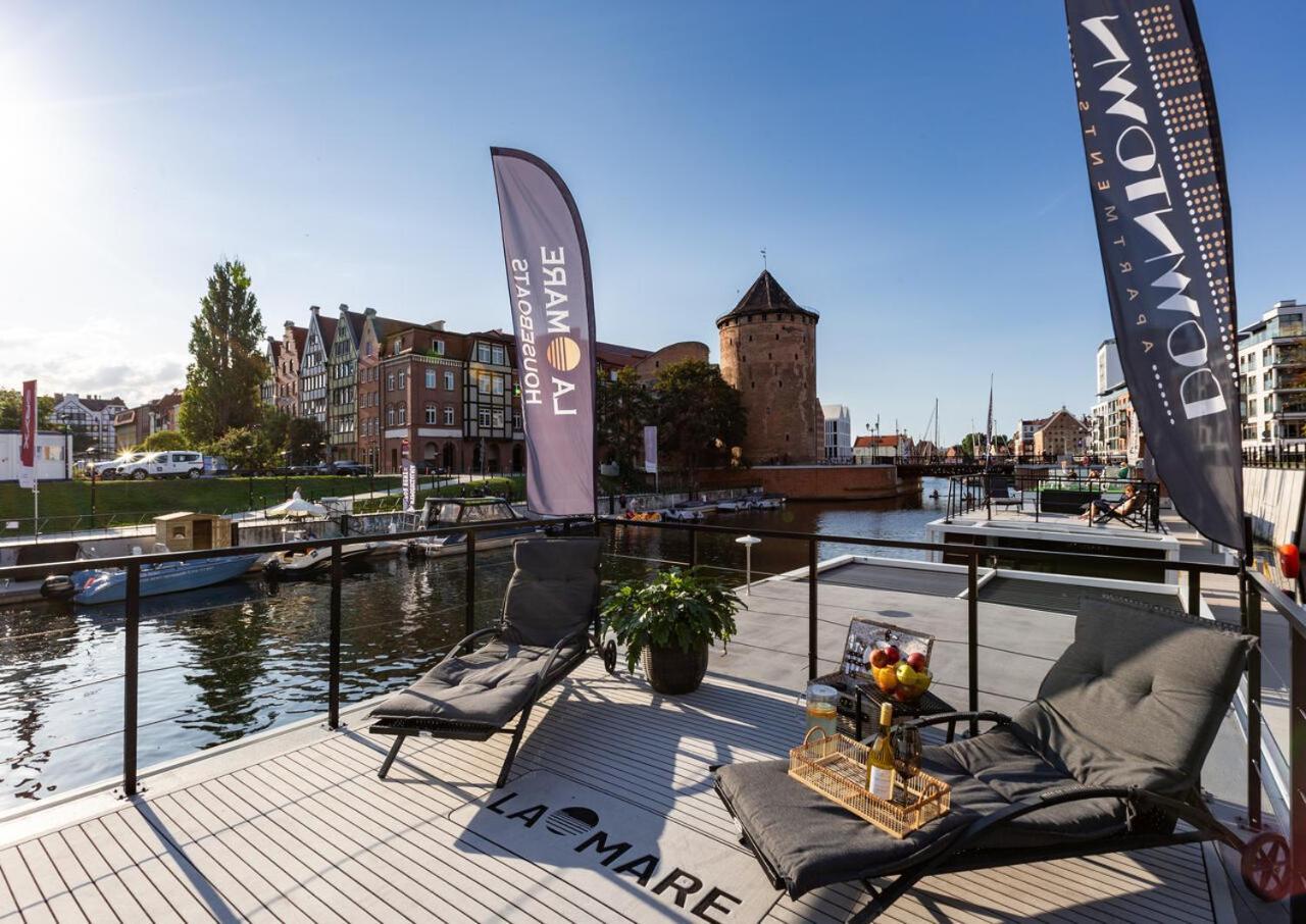 Domy Na Wodzie - La Mare Motlava Houseboats With Sauna By Downtown Apartments Danzig Zimmer foto