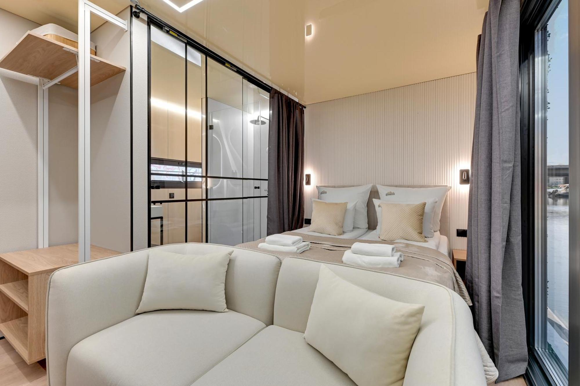Domy Na Wodzie - La Mare Motlava Houseboats With Sauna By Downtown Apartments Danzig Zimmer foto