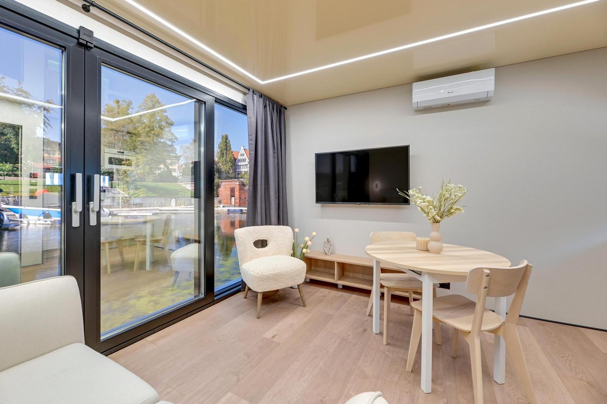 Domy Na Wodzie - La Mare Motlava Houseboats With Sauna By Downtown Apartments Danzig Zimmer foto